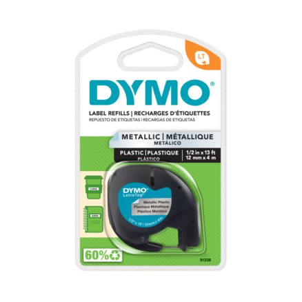 Dymo LT Tape 12mm x 4M Silver