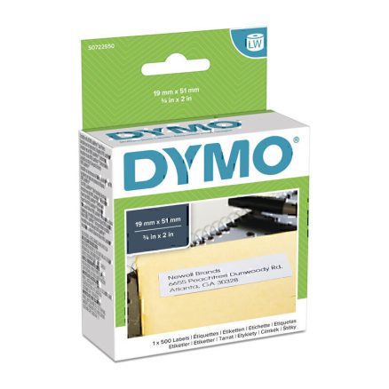 Dymo LW 19mm x 51mm White 1