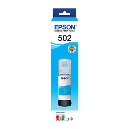 Epson T502 Cyan EcoTank Bottle 1