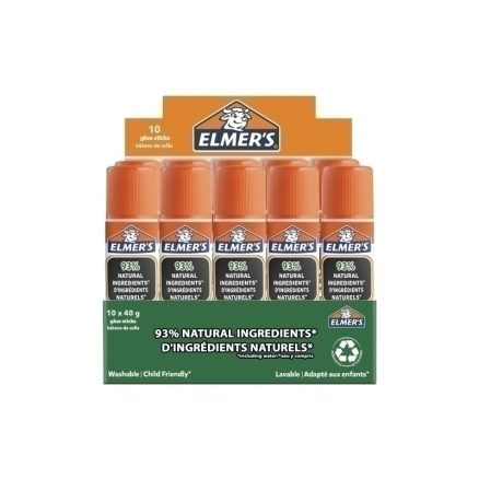 Elmers Eco Glue Stick 40g Bx10 1