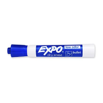 Expo W/B Mrk Blt Tip Blu Bx12 1