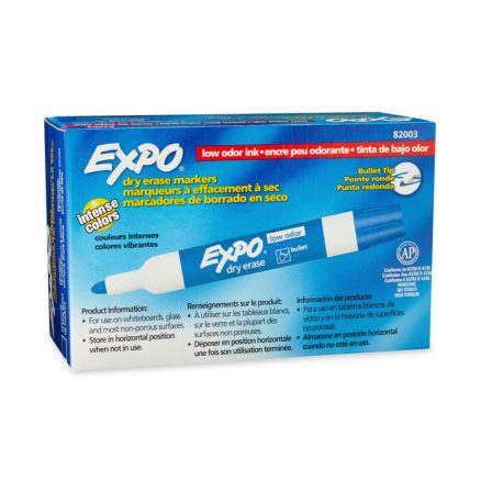 Expo W/B Marker Blt Blue Bx12 1