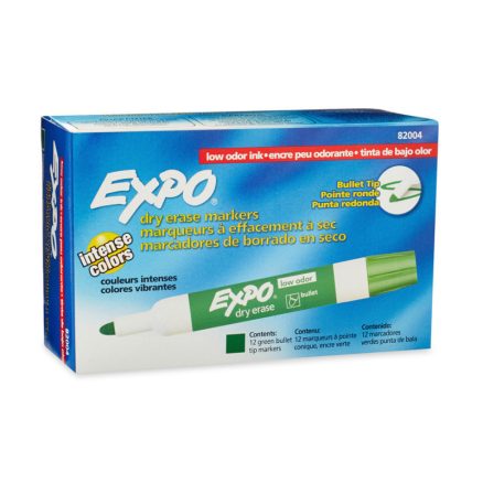 Expo W/B Marker Blt Green Bx12 1