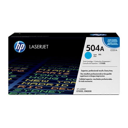 HP #504A Cyan Toner CE251A 1