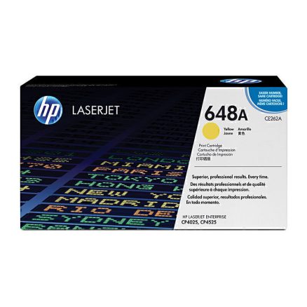 HP #648A Yellow Toner CE262A 1