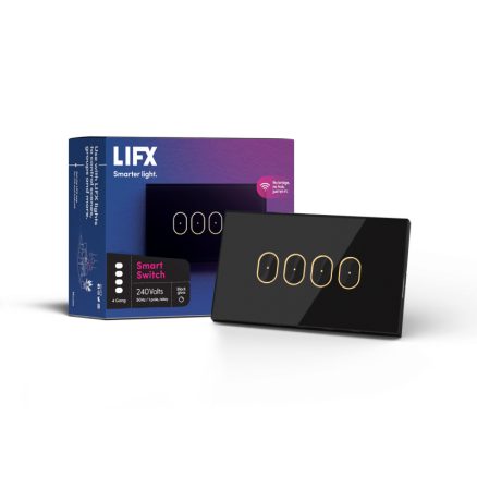 LIFX Switch 4-Gang Black 1