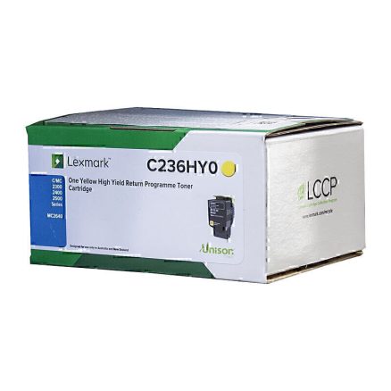 Lexm C2360Y0 Yellow Toner 1