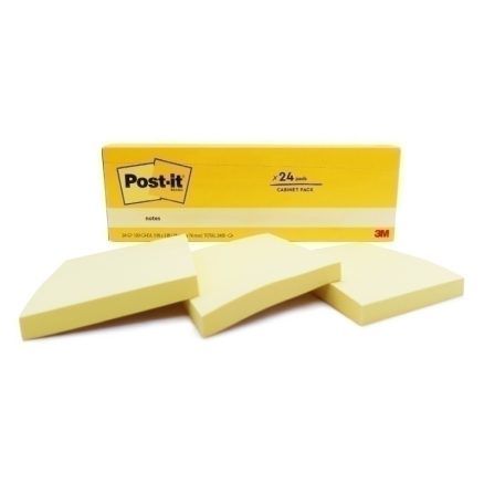 Post-It Note 654-24CY Ylw Pk24 1