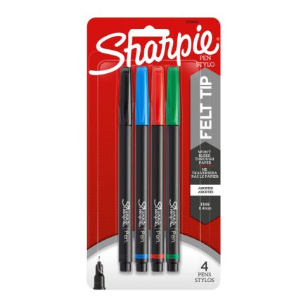 Sharpie Mrk FP Bus Ast Pk4 Bx6 1