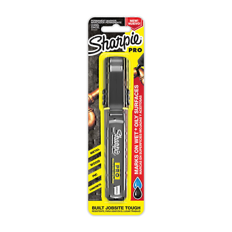 Sharpie Pro Chisel Black Bx4 2