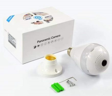V380 PRO CCTV Camera Threaded Bulb - Dual Light Source 2