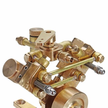 Micro Scale M2B Twin Cylinder Marine Steam Engine Model Stirling Engine Gift Collection 7