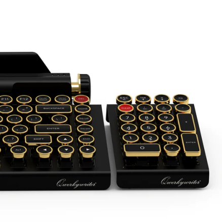 QWERKYWRITER® NUMKEY BLACK GOLD