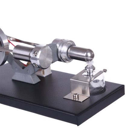Hot Air Stirling Engine Model DIY Assembly Kit Generator with 4 LED Light 10