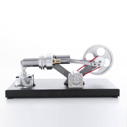 Hot Air Stirling Engine Model DIY Assembly Kit Generator with 4 LED Light 6