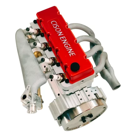 CISON L4-175 17.5cc Miniature OHV Four-cylinder Four-Stroke Engine Kits that Runs on Gas for RC Cars Ships - Image 4