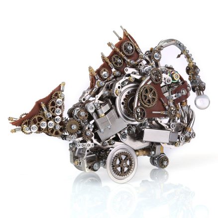 DIY Steampunk Style Metal Anglerfish Model Kits 1000Pcs+ 6