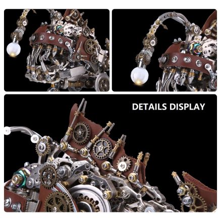 DIY Steampunk Style Metal Anglerfish Model Kits 1000Pcs+ 3