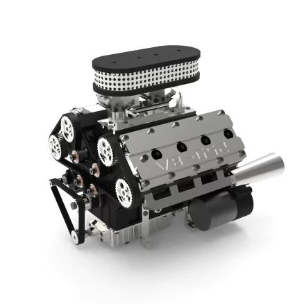 ENJOMOR V8 78CC GS-V8 Working Scale Model Engine Gas DOHC 4 Stroke Water-cooled Pre-Order 17