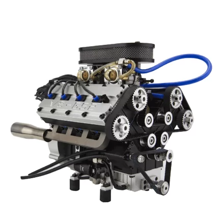 ENJOMOR V8 78CC GS-V8 Working Scale Model Engine Gas DOHC 4 Stroke Water-cooled Pre-Order 6