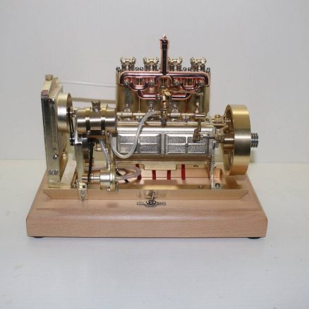 Holt H75 Tractor Engine Gas 12cc Four-cylinder OHV Engine Scale Model with Governor - Image 3