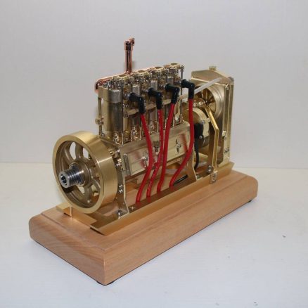 Holt H75 Tractor Engine Gas 12cc Four-cylinder OHV Engine Scale Model with Governor - Image 8