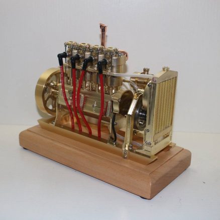 Holt H75 Tractor Engine Gas 12cc Four-cylinder OHV Engine Scale Model with Governor - Image 7