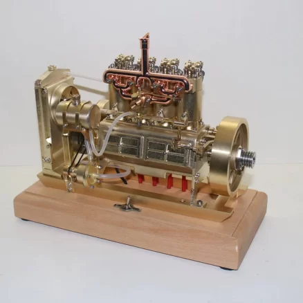 Holt H75 Tractor Engine Gas 12cc Four-cylinder OHV Engine Scale Model with Governor - Image 12