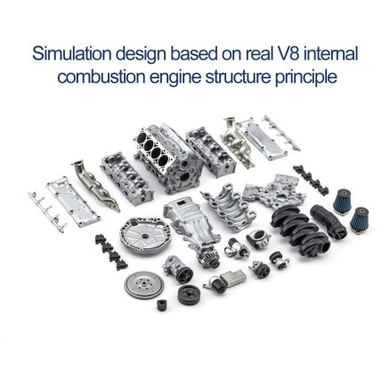MAD RC DIY V8 Engine Model Kit for Capra VS4-10 Pro - Build Your Own V8 Engine That Works 7