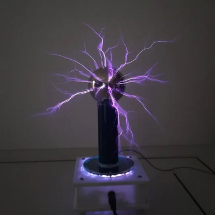 SGTC Tesla Coil Lightning Wireless Light Arc Length 10cm 3