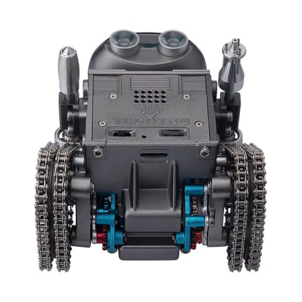 TECHING 160PCS Metal Remote Control Tank Robot Building Kits Bluetooth Speaker DM518 - Image 5