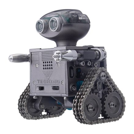 TECHING 160PCS Metal Remote Control Tank Robot Building Kits Bluetooth Speaker DM518 - Image 9