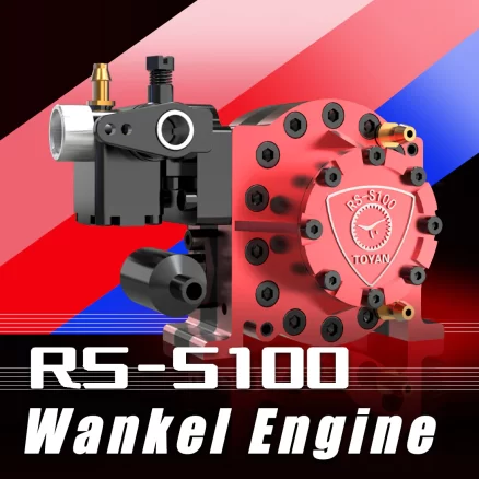 Toyan RS-S100 Single Rotor Rotary Engine Model with Starter Kit Base Full Set One Key Start 3