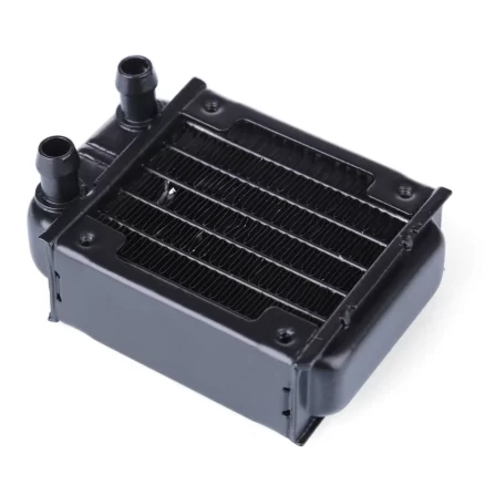 8.3 x 6 x 3.7cm Water-cooled Tank Radiator with Bracket Kit for Toyan Single-cylinder 4-Stroke Engine 6