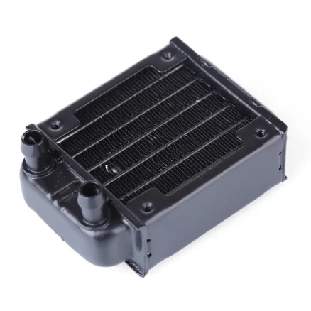 8.3 x 6 x 3.7cm Water-cooled Tank Radiator with Bracket Kit for Toyan Single-cylinder 4-Stroke Engine 4