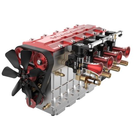 TOYAN FS-L400 14cc Inline 4 Cylinder 4 Stroke Water-cooled Assembly Engine Model For RC Model Car Ship Airplane (Verson: Gasoline FS-L400BGC) 1