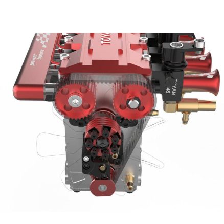 TOYAN FS-L400 14cc Inline 4 Cylinder 4 Stroke Water-cooled Assembly Engine Model For RC Model Car Ship Airplane (Verson: Gasoline FS-L400BGC) 9