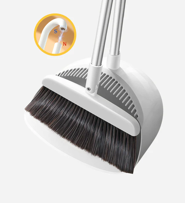JoybosÂ® Household Magnetic Suction U-shaped Broom Dustpan Set