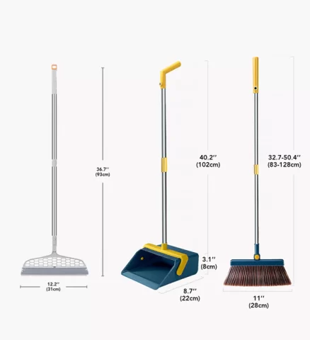 Joybos® 3 in 1 Home Cleaning Kit Broom with Adjustable Handle - Image 5