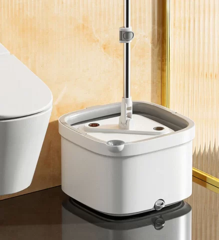 Joybos® Easy Washing Square Spin Mop & Bucket System With 4 Refills-US ONLY - Image 11