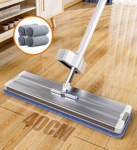 Joybos® 16" Microfiber Mop Floor Cleaning System with 4 Mop Pads 9