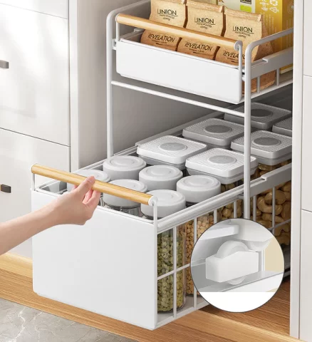 Joybos® Multifunctional Pull Out Kitchen Storage Rack F4 3