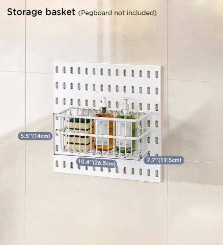 Joybos® Nailless Pegboard Organizer with Multiple Hanging Accessories F47 12