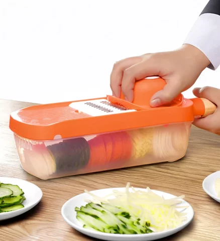 Joybos® Multifunctional Vegetable Cutter Peeler With Back Storage 2