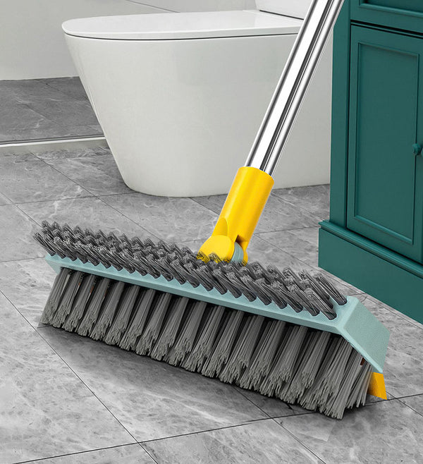 JoybosÂ® 3 In 1 Cleaning Floor Scrape Brush With Squeegee 180Â°Rotating Head F58