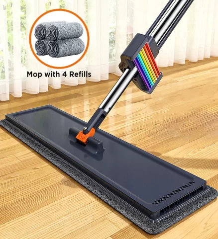 Joybos® 50CM Household Flat Mop With 4 Refills Z4 2