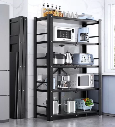 Joybos® 5-Tier Kitchen Unit Heavy Duty Metal Storage Shelves F88 3