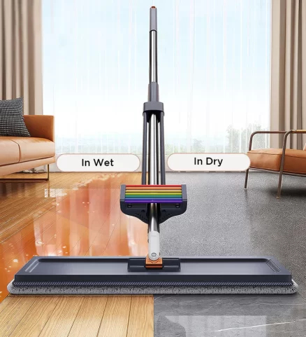 Joybos® 50CM Household Flat Mop With 4 Refills Z4 4
