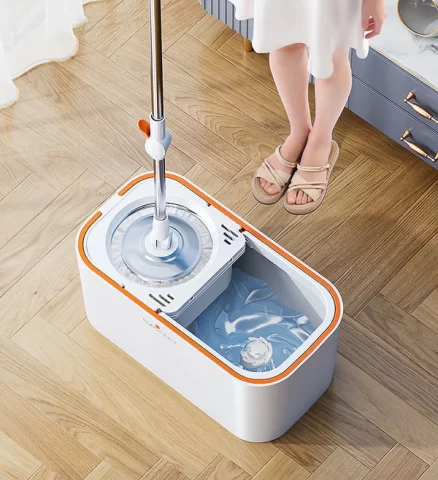 Joybos® 360 Spinning Mop Bucket Floor Cleaning System with 6 Refills 8