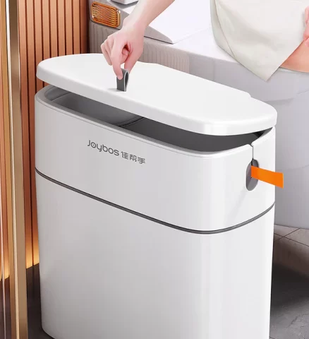 Joybos® 4.2 Gal Step Trash Can with Small Lid and Hand Free Foot Pedal 3